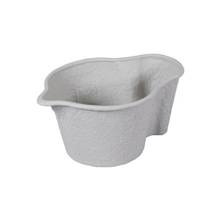 CARAFFA DI CARTA DI CELLULOSA RICICLATA 1,5 l - monouso