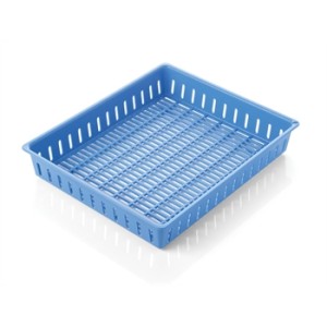 VASSOIO STRUMENTI - BASE A RETE 300X200X52 mm - plastica