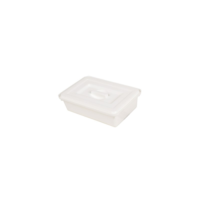VASSOIO CON COPERCHIO 220x150x70 mm - plastica
