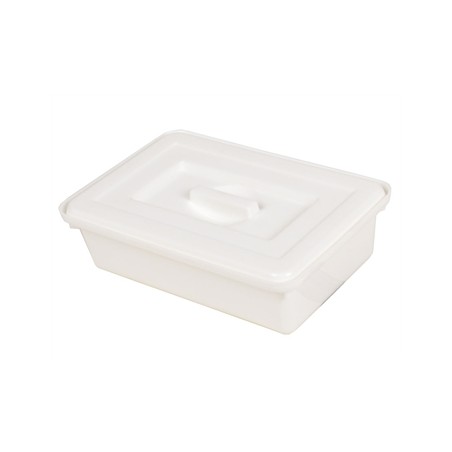 VASSOIO CON COPERCHIO 220x150x70 mm - plastica