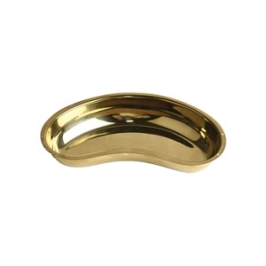 BACINELLA RENIFORME INOX DORATA 8"