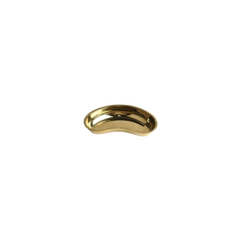 BACINELLA RENIFORME INOX DORATA 8"