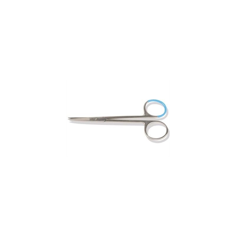 FORBICI IRIS STERILI punte acute - curve - 11,5 cm