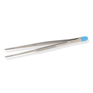 PINZA MEDICAZIONE ANATOMICA STERILE - retta - 13 cm