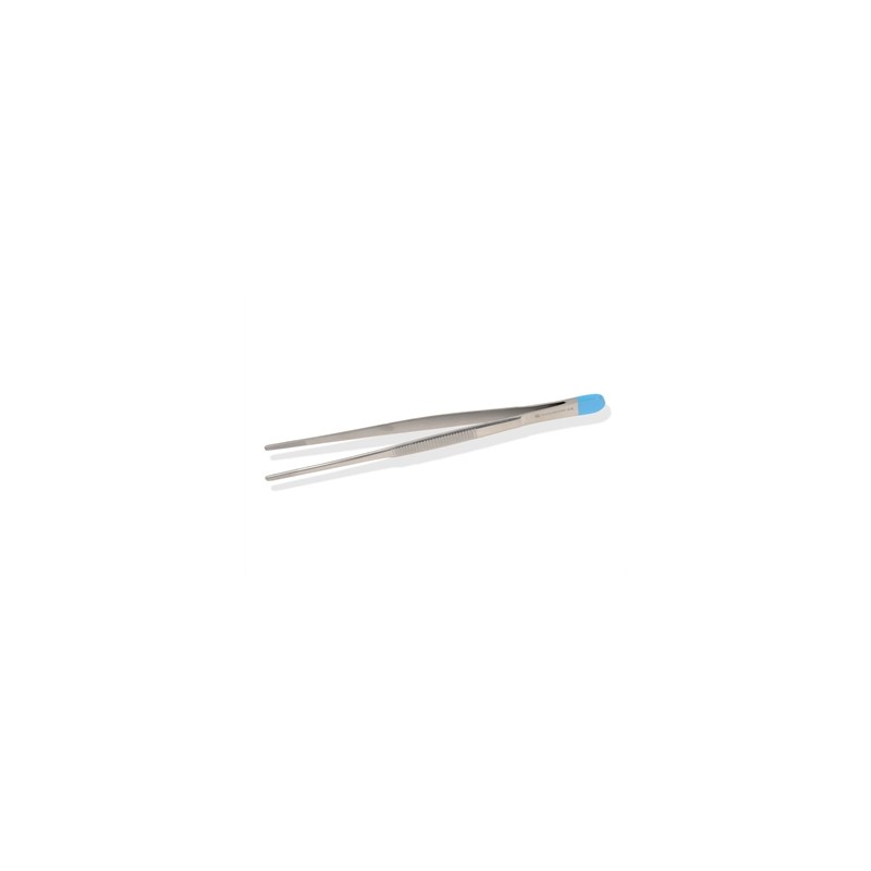 PINZA MEDICAZIONE ANATOMICA STERILE - retta - 13 cm