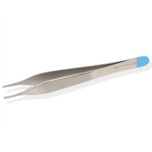 PINZA ADSON CHIRURGICA STERILE - retta - 12 cm 1x2 denti