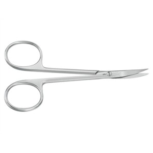 FORBICI IRIDECTOMIA E LEGATURE AESCULAP - curve - punte acute - 11 cm - BC111R