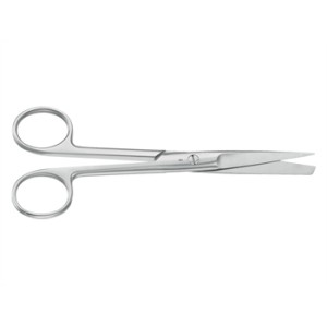 FORBICI CHIRURGICHE AESCULAP - rette - punte alterne - 16,5 cm - BC326R