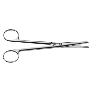 FORBICI MAYO AESCULAP - rette - punte smusse - 16,5 cm - BC584R