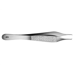 PINZA DA DISSEZIONE ADSON SOTTILE AESCULAP - retta - denti 1x2 - 12 cm - BD511R