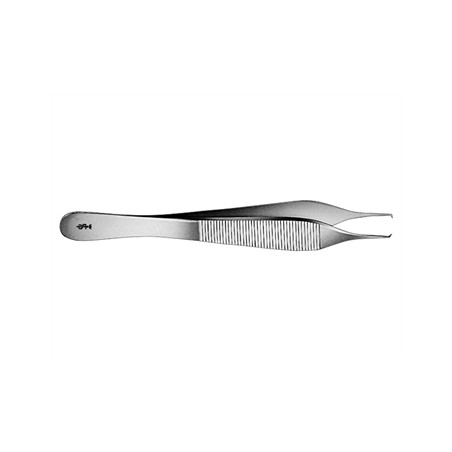 PINZA DA DISSEZIONE ADSON SOTTILE AESCULAP - retta - denti 1x2 - 12 cm - BD511R