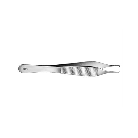 PINZA ZIGRINATA DA DISSEZIONE ADSON AESCULAP - retta - denti 1x2 - 12 cm - BD512R