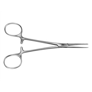 PINZA EMOSTATICA KELLY AESCULAP - retta - punte smusse - 14 cm - BH134R