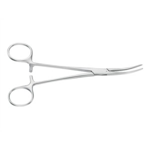 PINZA EMOSTATICA CRILE AESCULAP - curva - punte smusse - 16 cm - BH167R