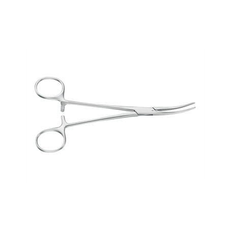 PINZA EMOSTATICA CRILE AESCULAP - curva - punte smusse - 16 cm - BH167R