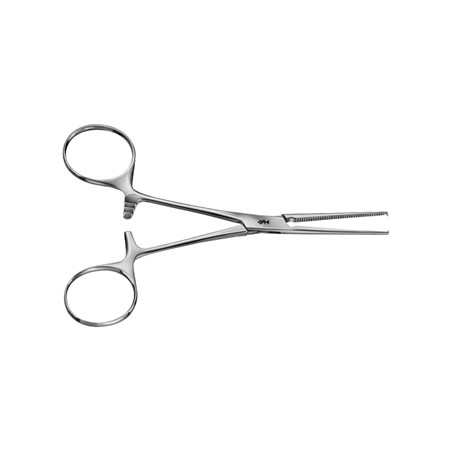 PINZA EMOSTATICA KOCHER AESCULAP - retta - denti 1x2 - 14 cm - BH614R