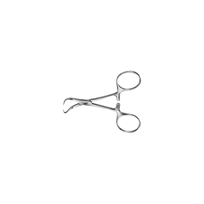 PINZA FISSATELI BACKHAUS AESCULAP - curva - punte acute - 11 cm - BF432R