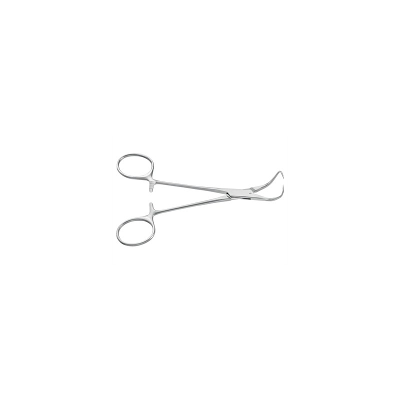 PINZA FISSATELI BACKHAUS AESCULAP - curva - punte acute - 13,5 cm - BF433R