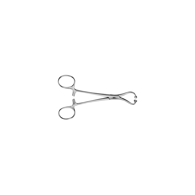 PINZA FISSATELI AESCULAP - curva - punte smusse - 14 cm - BF464R