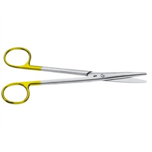 FORBICI MAYO SOTTILI DUROTIP AESCULAP IN CT - rette - punte smusse - 17 cm - BC242R