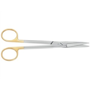 FORBICI MAYO DUROTIP AESCULAP IN CT - rette - punte smusse - 17 cm - BC252R