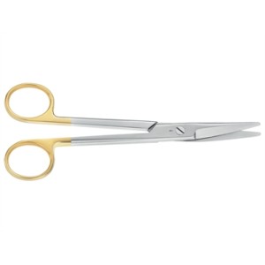 FORBICI MAYO DUROTIP AESCULAP IN CT - curve - punte smusse - 17 cm - BC253R