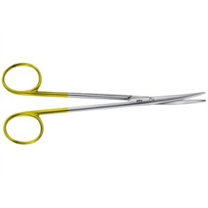 FORBICI BABY METZENBAUM DUROTIP AESCULAP IN CT - curve - punte smusse - 14,5 cm - BC259R