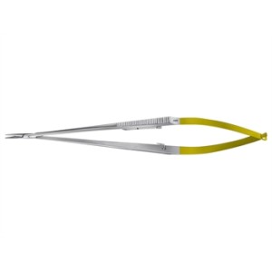 PORTA-AGHI CASTROVIEJO DUROGRIP AESCULAP IN CT - retto - 0,2/18 cm - BM004R