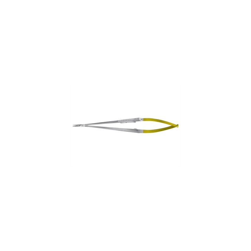 PORTA-AGHI CASTROVIEJO DUROGRIP AESCULAP IN CT - retto - 0,2/18 cm - BM004R