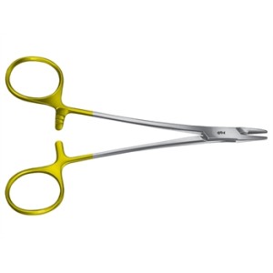 PORTA-AGHI BABY-CRILE-WOOD DUROGRIP AESCULAP IN CT - retto - 14,5 cm - BM016R
