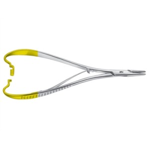 PORTA-AGHI MATHIEU DUROGRIP AESCULAP IN CT - retto - 17,3 cm - BM151R