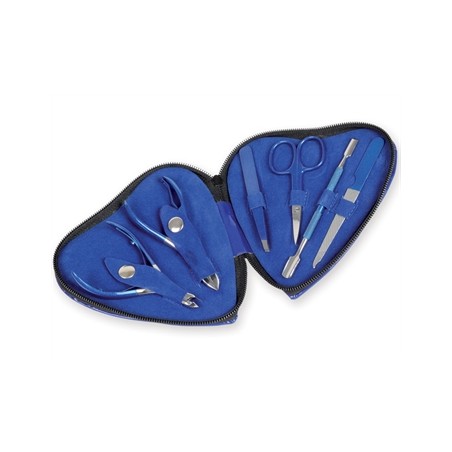 KIT PODOLOGIA CUORE - blu - 6 strumenti