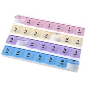PORTAPILLOLE SETTIMANALE 7 GIORNI x 4 - italiano