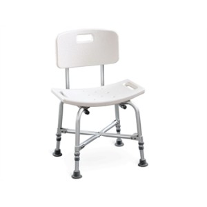 SEDIA DA BAGNO RINFORZATA con schienale - portata 100 kg