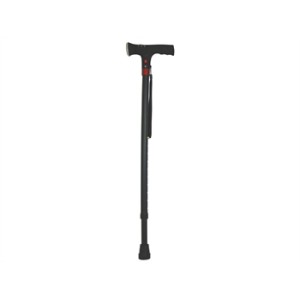 BASTONE DI SICUREZZA CON LUCE - nero