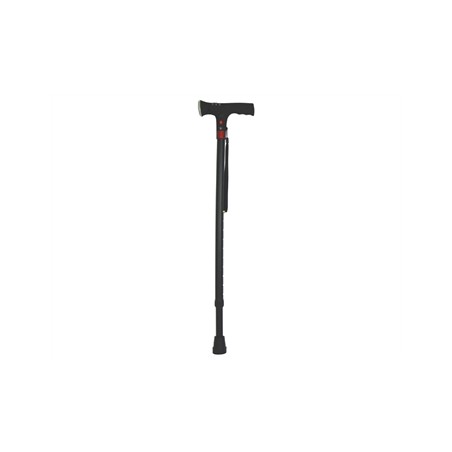 BASTONE DI SICUREZZA CON LUCE - nero
