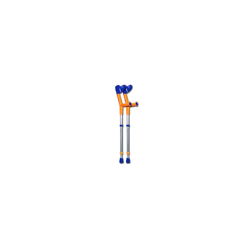 STAMPELLE TIKI - blu/arancione