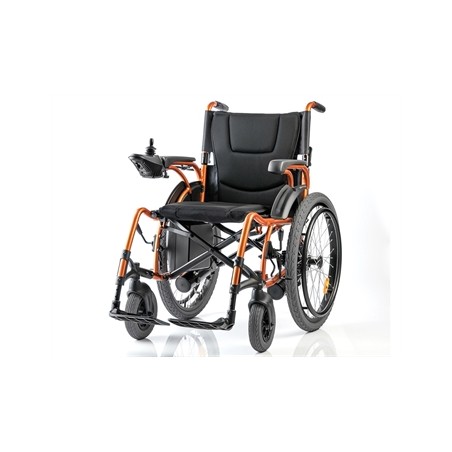 CARROZZINA ELETTRICA - ruote posteriori 24" con corrimano