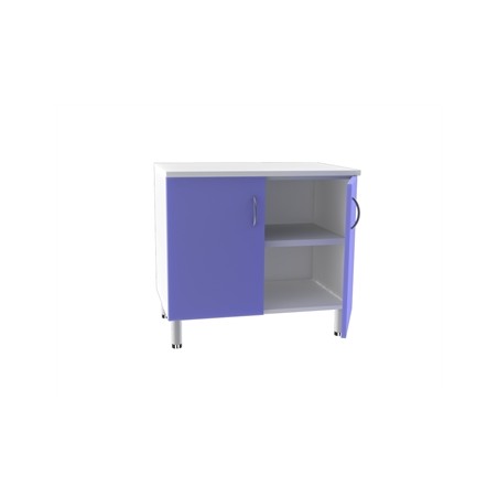 UNITÀ BASE DOPPIA 2 porte con 2 scaffali - colore a richiesta