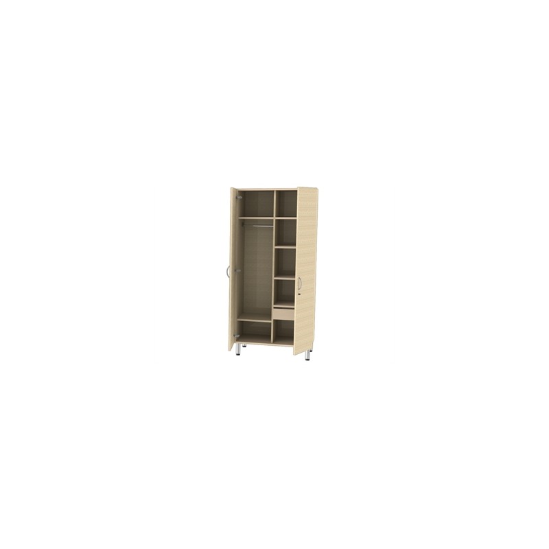 ARMADIO PER CAMERA - beige striato - smontato