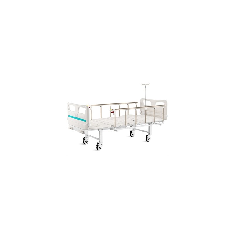 LETTO A 3 SEZIONI - 2 manovelle - con ruote
