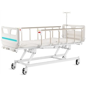 LETTO A 4 SEZIONI AD ALTEZZA VARIABILE - 3 manovelle - con ruote