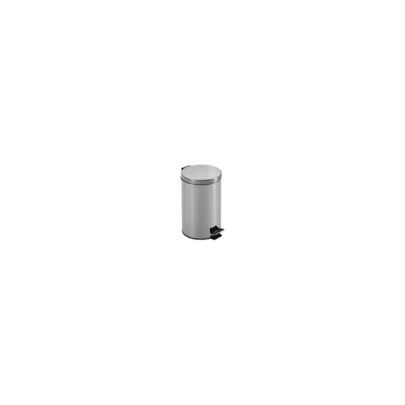 CESTINO RIFIUTI INOX AISI 410 12 litri con pedale