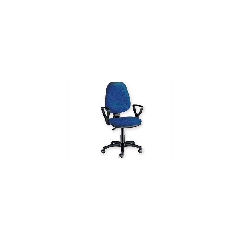SEDIA CUNEO CON BRACCIOLI - similpelle - blu
