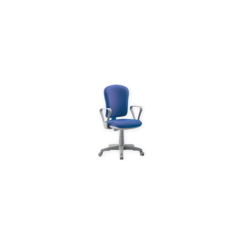 SEDIA VARESE CON BRACCIOLI - tessuto - blu