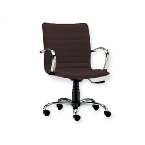 SEDIA ELITE SCHIENALE BASSO - similpelle - nero