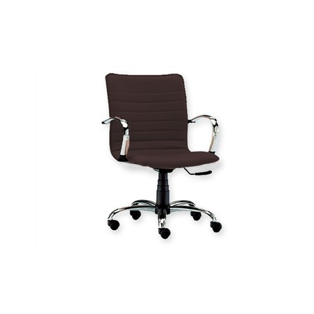 SEDIA ELITE SCHIENALE BASSO - similpelle - nero