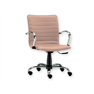 SEDIA ELITE SCHIENALE BASSO - similpelle - beige