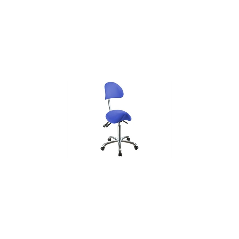 SGABELLO ERGO con schienale - blu
