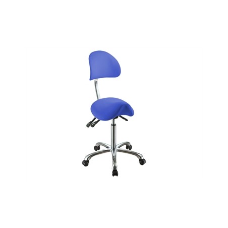 SGABELLO ERGO con schienale - blu